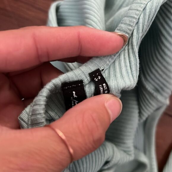 Out From Under - Light Blue BodySuit - Snap Crotch Bodysuit - Lined - LIKE NEW - Picture 4 of 5